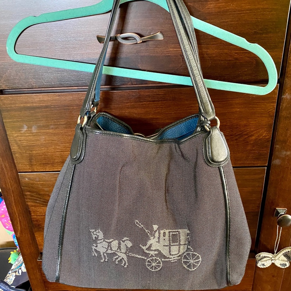 *FINAL* Coach Edie Horse and Carriage Shoulder Bag
